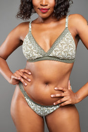 Olive Whispers Bralette Set