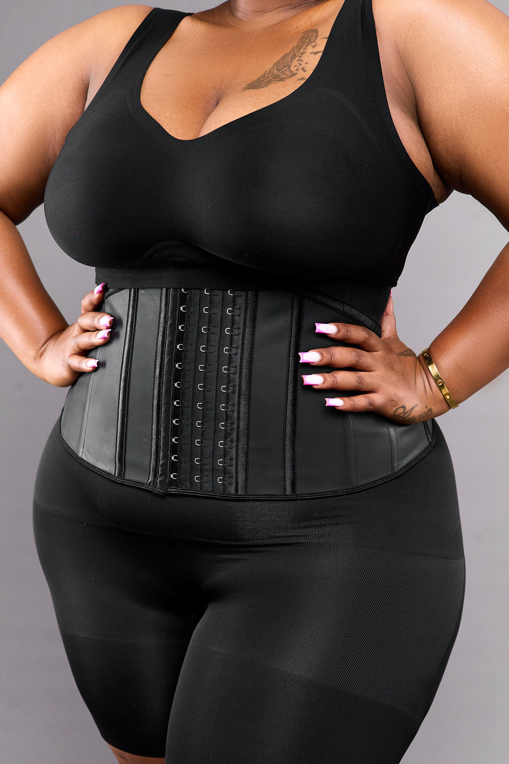 MEDI HIP COVER CORSET BELT  ブラック BELT Central closure High back • Medical Z