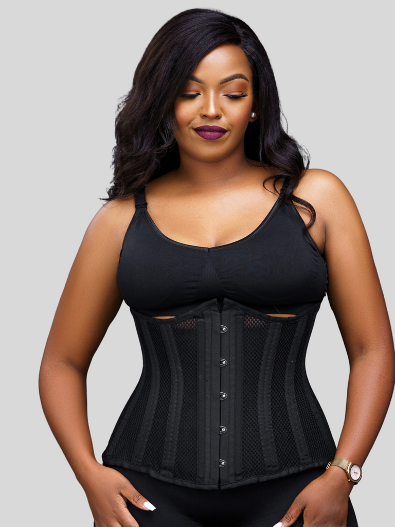 Hourglass Mesh -Tight Lace Corsets – LadyLuck Shapewear Hourglass Mesh -Tight Lace Corsets – LadyLuck Shapewear