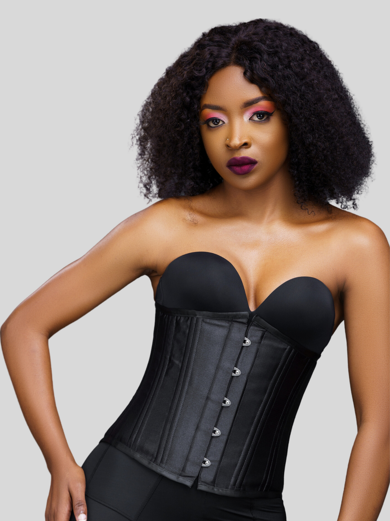 Hourglass Waspie -Tight Lace Corsets – LadyLuck Shapewear Hourglass Waspie -Tight Lace Corsets – LadyLuck Shapewear