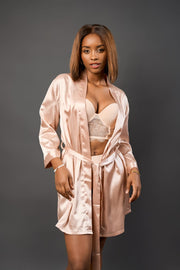 The Love Affair Satin Gown