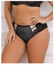 Black and blush panty