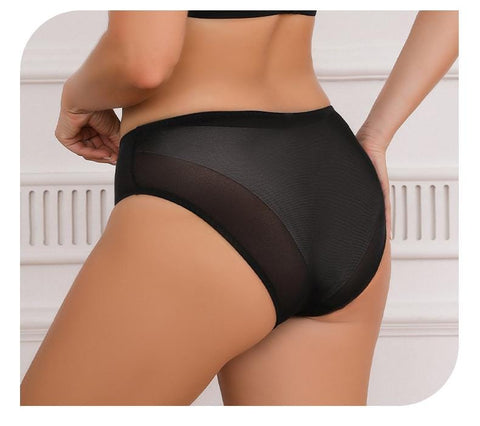 Black and blush panty