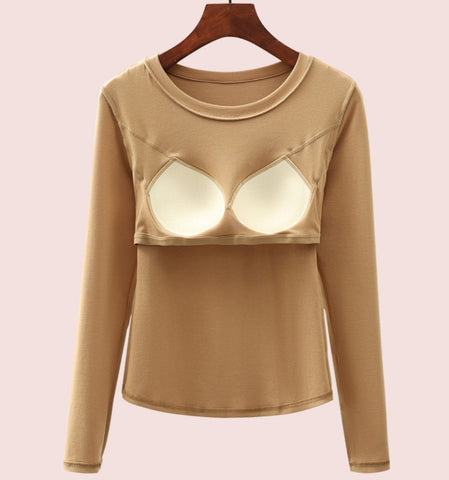 Easewear Bra-Tee (With Inbuilt Bra)