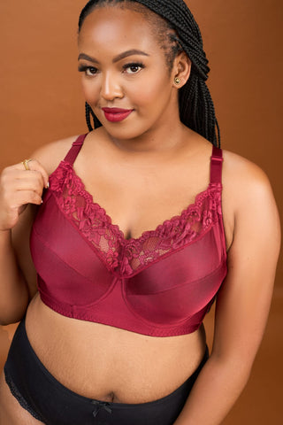 LunaLift Bra-Berry (Wine Red)